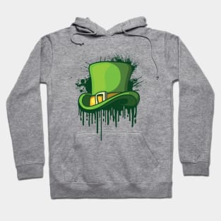 'Beer Hat Clover IRL' Cool St. Patrick Leprechaun Hat Hoodie